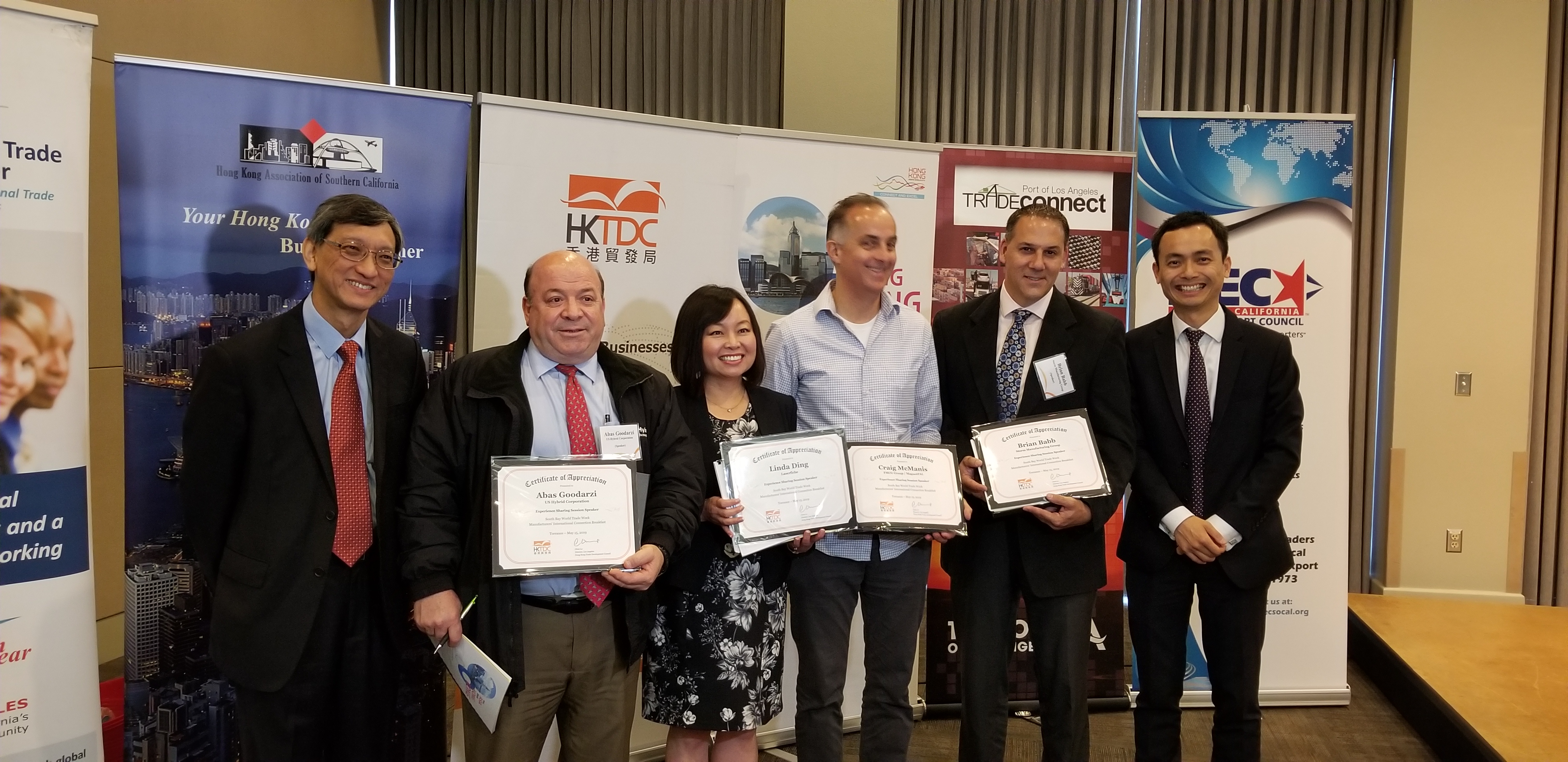 May 15, 2019 – South Bay World Trade Week – Manufacturers’ International Connection Breakfast